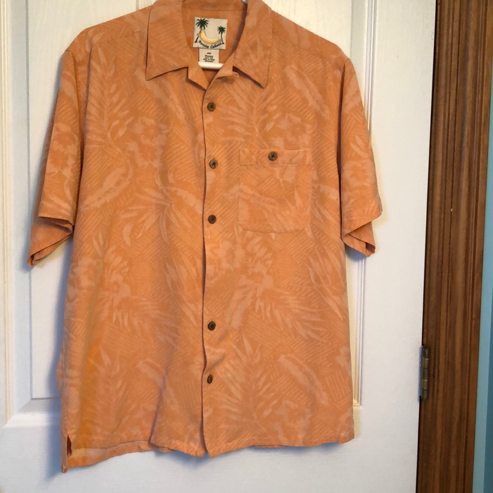 Men’s button up sports shirt.